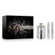 Azzaro Wanted Intense Men's Cologne Gift Set 3-Piece Holiday Set Full Size + Travel Size Fragrances Woody Aromatic Spicy Fragrance Lasting Wear Luxury Perfumes