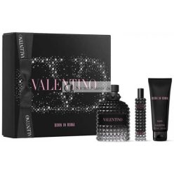   Valentino Born In Roma Uomo Eau de Toilette Spray 3.4 Fl Oz 0.5 Fl Oz Shower Gel 2.5 Fl Oz