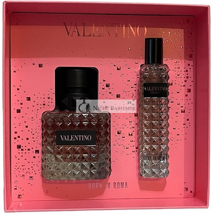 Valentino BORN IN ROMA DONNA EAU DE PARFUM SPRAY 50ml + 15ml