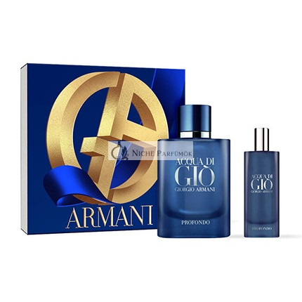 Giorgio Armani Acqua Di Gio Profondo - Eau De Parfum 75 Ml And 15 Ml