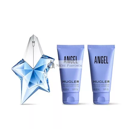 MUGLER Angel Eau de Parfum Women's Perfume Gift Set Ambery & Woody with Bergamot Praline and Patchouli Long Lasting Fragrance