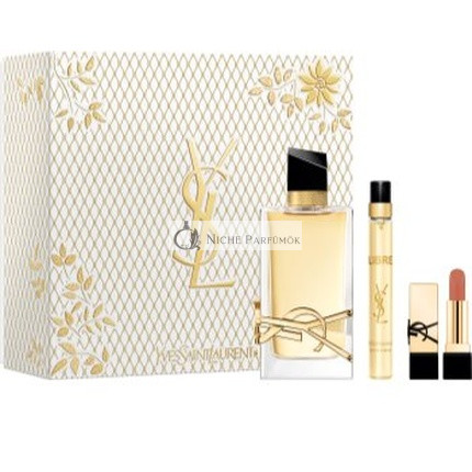 Yves Saint Laurent Libre Eau De Parfum 50 Ml, Eau De Parfum 10 Ml, Body Balm 50 Ml Set