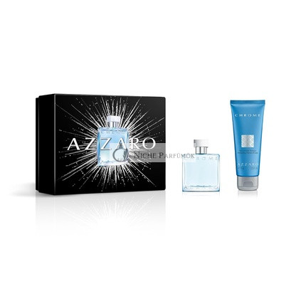 Azzaro Chrome Eau De Toilette Fresh Aquatic Men's Cologne - Citrus Woody