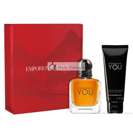 Emporio Armani Stronger With You Eau De Toilette Gift Set - 50ml