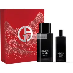 Giorgio Armani Code Eau De Parfum Gift Set 75ml EDP and 15ml