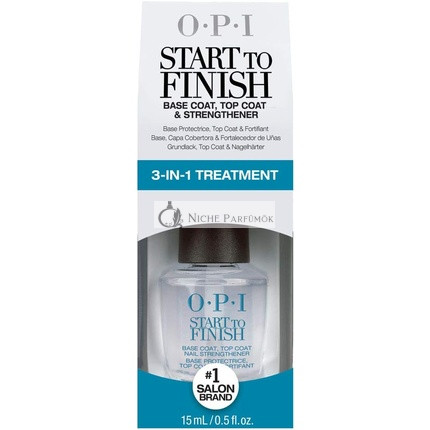 OPI Start To Finish 3-in-1 Strengthener Base & Top Coat 15ml
