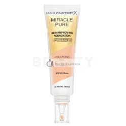   Max Factor Miracle Pure Skin-Improving Foundation Long-Lasting Makeup with Moisturizing Ingredients 35 Pearl Beige 30 ml
