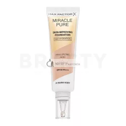   Max Factor Miracle Pure Skin-Improving Foundation Long-Lasting Makeup with Hydrating Formula 44 Warm Ivory 30 ml