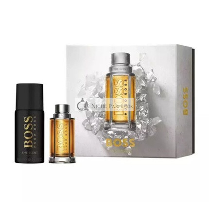 Hugo Boss The Scent  Eau de Toilette Spray 50ml and Deodorant Spray 150ml Set