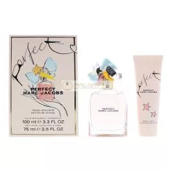   Marc Jacobs Perfect Parfüm Készlet, Eau de Parfum Spray 100 ml, Luminous Testápoló 75 ml