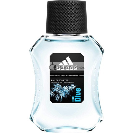 Adidas Ice Dive Eau de Toilette Woody Aromatic Fragrance for Men 50ml
