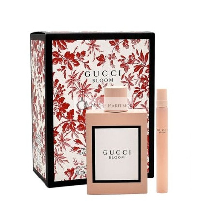 Gucci Bloom Eau de Parfum Spray Perfume Gift Set 100ml + Mini 10ml