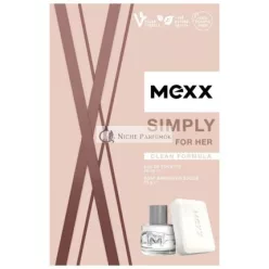   Mexx Simply for Her Gift Set Eau de Toilette 20ml and Soap 75g