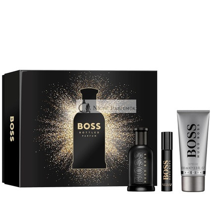 Hugo Boss Bottled Parfum for Men Three Piece Holiday Gift Set