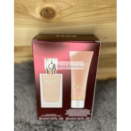 Boss Alive 1.0oz Eau De Parfum Spray and 1.6oz Lotion Set Women's Perfume NIB
