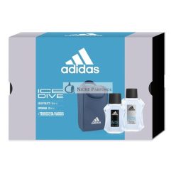  Adidas Natural Vitality Women's Gift Set Eau de Toilette 30ml Shower Gel 250ml with Travel Bag