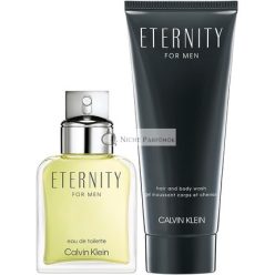   Calvin Klein Men's Eternity Giftset with Eau De Toilette 50ml and Shower Gel 100ml