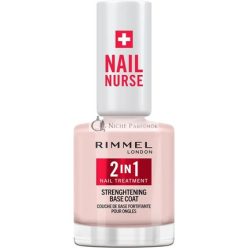 Rimmel London Nail Nurse 2 in 1 Base Coat and Strengthener