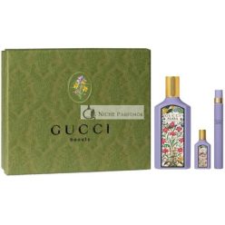   Gucci Flora Gorgeous Magnolia 100ml EDP Spray, 10ml EDP Spray & 5ml EDP Gift Set