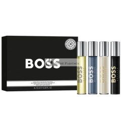   Hugo Boss Miniature Set - Includes Bottled Eau De Toilette Spray 10ml, Bottled Eau De Parfum Spray 10ml, Infinite Eau De Parfum Spray 10ml, And Bottled Parfum Spray 10ml