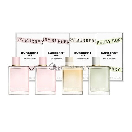 Burberry Her Miniature Set - Includes Her Eau De Parfum, London Dream Eau De Parfum, And Her Eau De Toilette 4x5ml