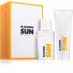   Jil Sander Sun Eau De Toilette Spray és Zuhanyzselé Ajándékcsomag Nőknek, 75 ml