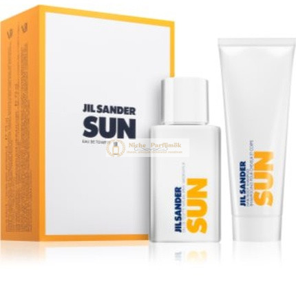 Jil Sander Sun Eau De Toilette Spray és Zuhanyzselé Ajándékcsomag Nőknek, 75 ml