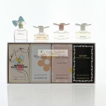 MARC JACOBS Változatos Mini Szett 4 darabos Ajándékcsomag, 4,5 g Eau de