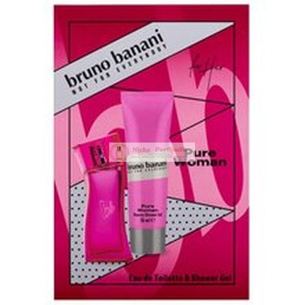 Bruno Banani Pure Woman Ajándékcsomag - Eau De Toilette 30 Ml és Crescent Gel 50 Ml