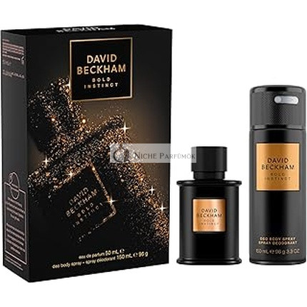 David Beckham Bold Instinct Eau De Parfum Gift Set - 50ml Perfume And 150ml Deodorant Spray