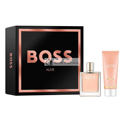 Hugo Boss Alive Eau De Parfum Spray 50ml And Body Lotion 75ml Set