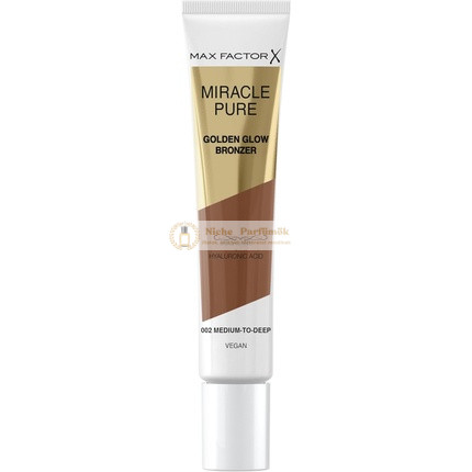 Max Factor Miracle Pure Golden Glow Bronzer Medium to Deep 15ml 002