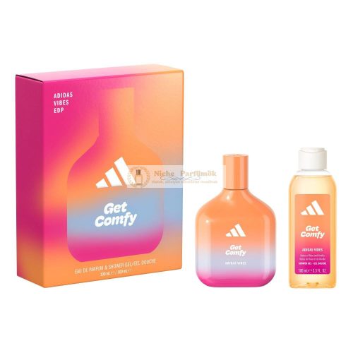 Adidas Vibes Gift Set with Get Comfy Eau De Parfum 100ml and Shower Gel