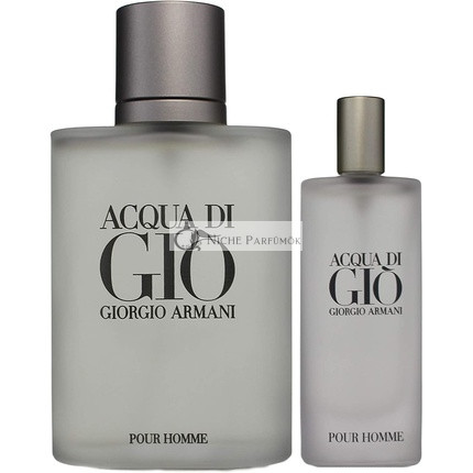 Giorgio Armani Acqua Di Gio - Eau de Toilette, 100 ml+ 15 ml Travel Spray Set