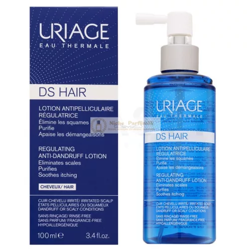 Uriage DS Hair Regulating Anti-Dandruff Lotion Rinse-Free Care for Sensitive Scalp 100 ml