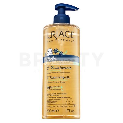 Uriage Bébé Cleansing Foaming Oil 1st Cleansing Oil with Organic Edelweiss 500 ml