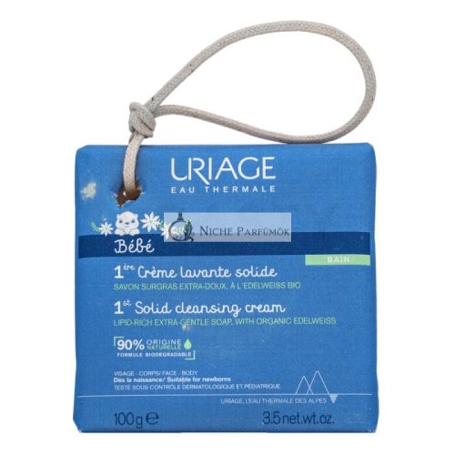 Uriage Bébé Creamy Cleansing Soap 1st Solid Cleansing Cream 100 g