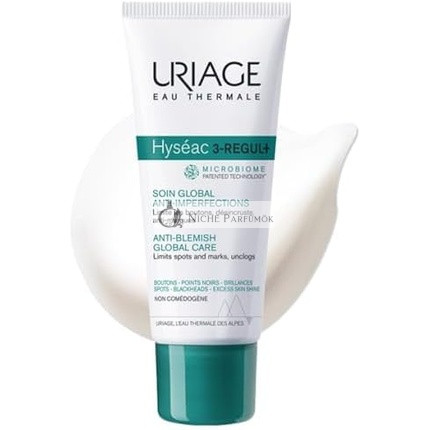 Uriage Hyséac Anti-Blemish Global Care 40ml - Reduces Pimples & Spots, Clarifies Pores - Salicylic Acid & AHA Cream - Effective from 4 Hours - Paraben & Oil-Free, Non-Comedogenic