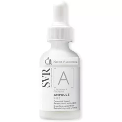   SVR Ampoule Lift Retexturing Anti-Wrinkle Face Serum 0.3% Vitamin A Pure Retinol Resurfacing Lifting Activator for Irregular Sluggish Skin and Fine Lines 30ml