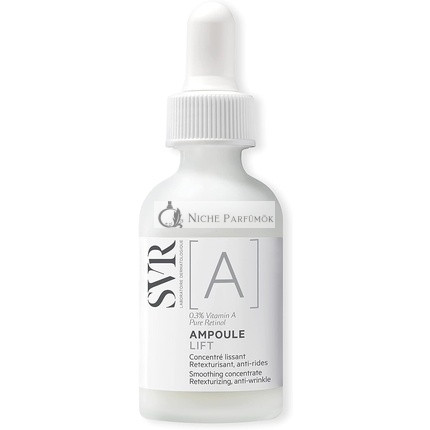 SVR Ampoule Lift Retexturing Anti-Wrinkle Face Serum 0.3% Vitamin A Pure Retinol Resurfacing Lifting Activator for Irregular Sluggish Skin and Fine Lines 30ml