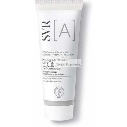 SVR Microgommage Lift Dual-Action Exfoliating Smoothing Retexturising Mask & Scrub with Pure Retinol 70g