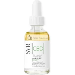   SVR CBD Ampoule Resist Antioxidant Soothing Face Oil-Serum for Sensitized Stressed Skin prone to Redness Discomfort Fine Lines 30ml