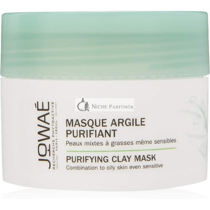 Jowaé Purifying Clay Facial Mask with Antioxidant Lumiphenols and Sacred Lotus for Sensitive and Mixed Skin