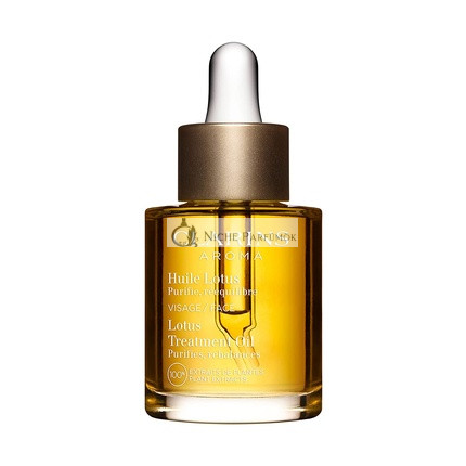 Clarins Lotus Face Treatment Oil Hydrates Tones and Balances Skin 1 Fluid Ounce 30ml