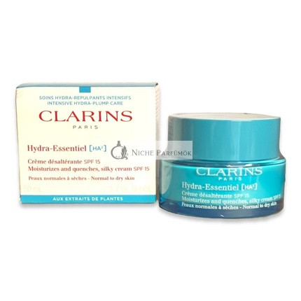 Clarins Hydra-Essentiel [HA²] Silky Day Cream SPF15 for Normal to Dry Skin 50ml