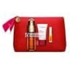   Clarins Double Serum Gift Set - Clarins Double Serum 50ml + Clarins Beauty Flash Balm 15ml + Clarins Mini Lip Comfort Oil
