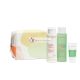 ClarinsPremium Cleansing Set Combination To Oily Skin Velvet Cleansing Milk 200ml, Purifying Toning Lotion 200ml, Pure Scrub 15ml, Clarins Purse