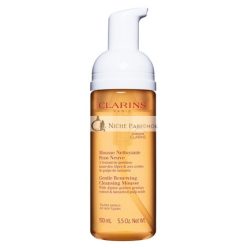   Clarins Gentle Renewing Cleansing Mousse Exfoliating Tamarind Pulp Extract 5.5 Oz
