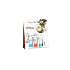   Clarins Re-Move Detoxify Dermo-Cleansing Gel, Re-Boost Hydra-Energizing Cream, And Re-Charge Detox-Replumping Night Mask Set
