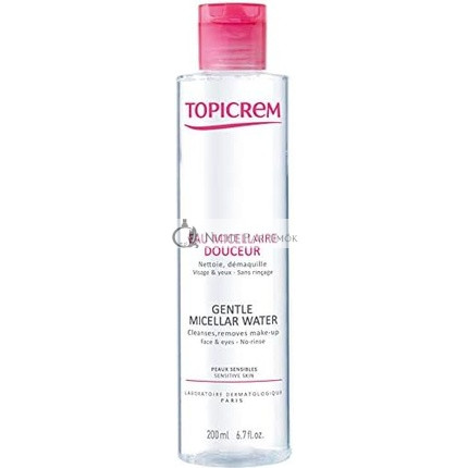 Topicrem Gentle Micellar Water Face & Eyes Makeup Remover Micellar Water for Normal/Mixed Skin 200 ml